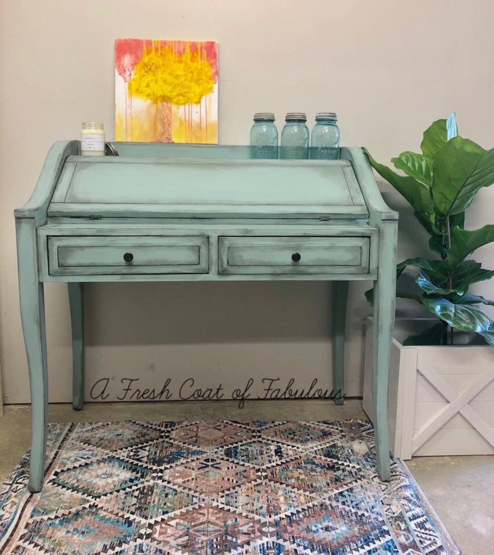 Dixie Belle Paint VINTAGE DUCK EGG Chalk Mineral Paint Etsy