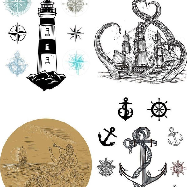 NAUTICAL BELLES & WHISTLES Dixie Belle Paint Transfer, Fast Shipping