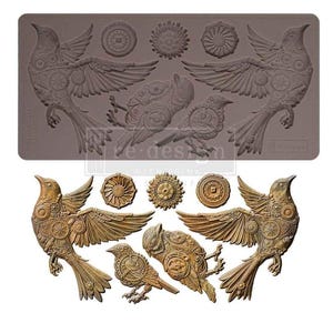 GEARS OF FLIGHT Decor Mould Redesign with Prima Fast shipping