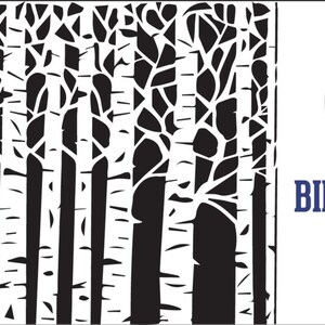 BIRCHWOOD STENCIL by Dixie Belle Paint Belles & Whistles, Fast Shipping