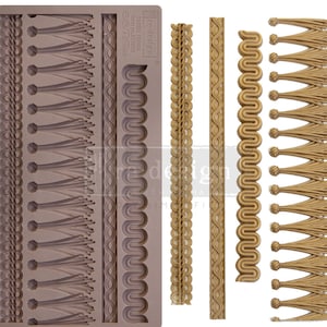 TASSEL FRINGE Decor Mould, Cece Restyled and Redesign with Prima, Fast Shipping
