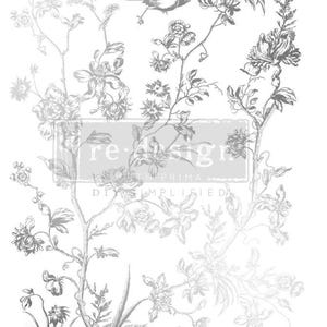 KACHA SILVER BIRD Decor Foil Transfer Redesign with Prima