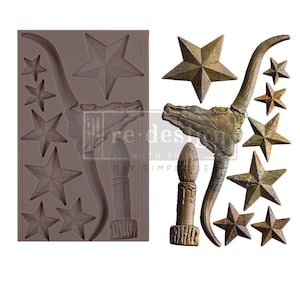 WILD WEST WHISPERS Decor Mould Redesign with Prima Fast Shipping
