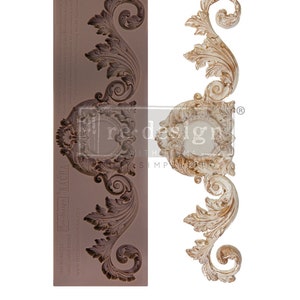 Kacha LAVISH SWIRLS Decor MOULD Redesign with Prima fast shipping