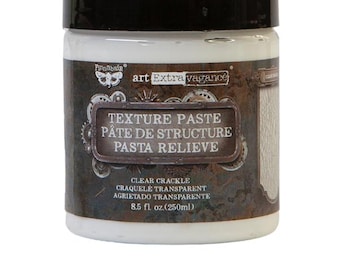 CLEAR CRACKLE TEXTURE Paste Finnabair Art Extravagance Redesign with Prima
