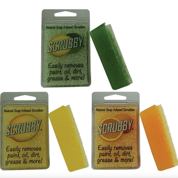 SCRUBBY SOAP paint remover for brushes, hands, clothes