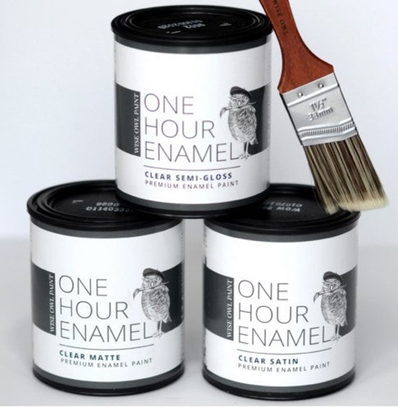 Wise Owl Paint One Hour ENAMEL CLEAR, Wise Owl Paint, Fast FREE Shipping