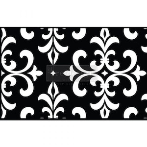 MODERN DAMASK Stick and Style STENCIL by Redesign with Prima, CeCe Restyled, Fast Shipping!