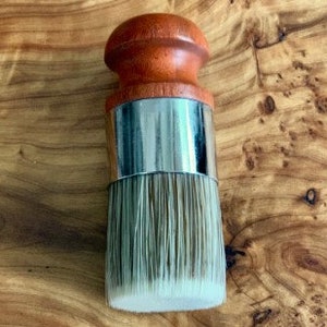 PREMIUM 2” PALM BRUSH, Large Round Brush wax brush, salve brush, Wise Owl Paint, Free Shipping