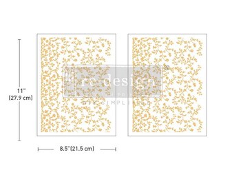 VINEYARD ELEGANCE KACHA Middy Foil Gold Transfer Redesign with Prima