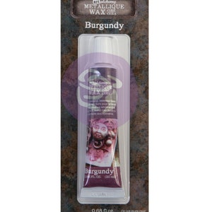 BURGUNDY METALLIQUE Gilding WAX Art Alchemy Finnabair Redesign with Prima Fast Shipping