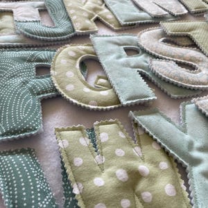 Fabric Alphabet Letters - Etsy