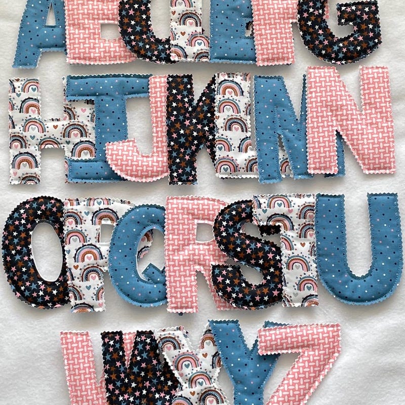 Fabric Alphabet - Etsy