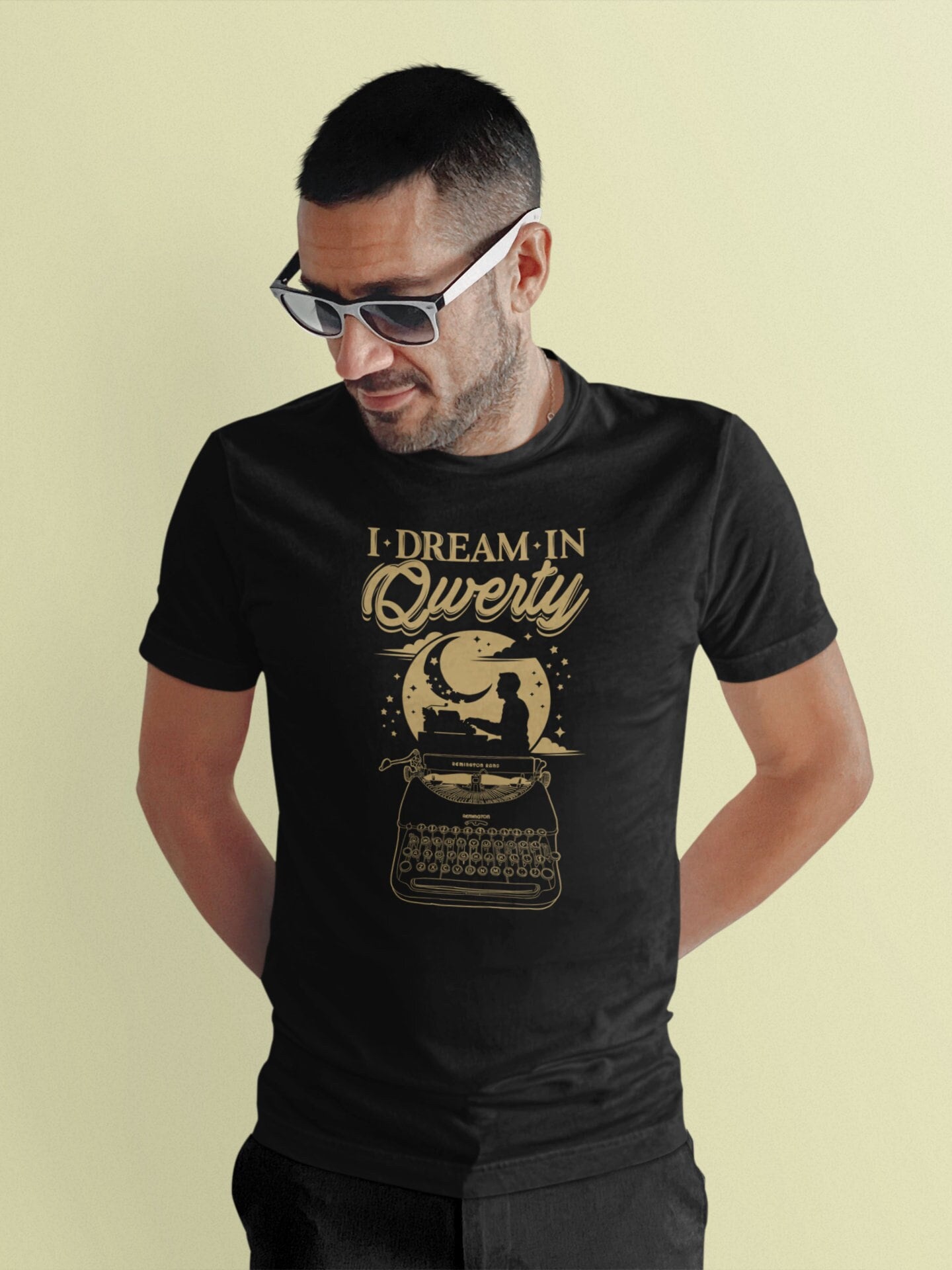 Qwerty T Shirt Type Writer Keys 