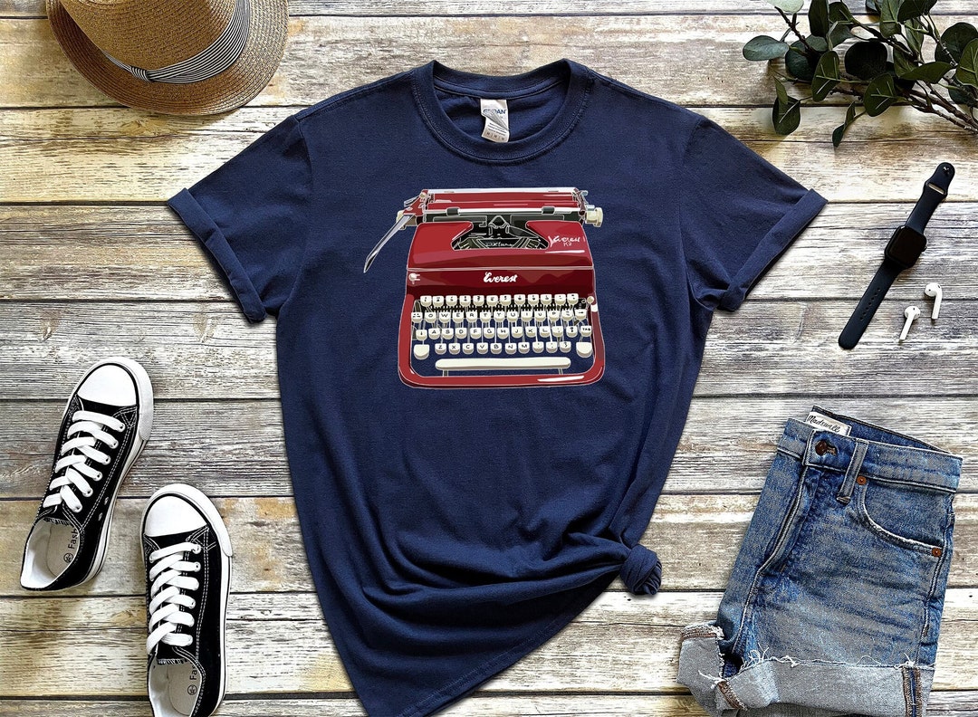 Everest K2 Portable Typewriter Shirt, Vecchia macchina da scrivere
