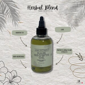 Haarwuchsöl mit Ayurveda-Kräutern | Stärken und nähren das Haar | Anti-Bruch, gesunde Kopfhaut, gesundes Haar 4 Unze | Liiv Natii Naturtöne Bild 1