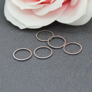 10 Connettori Ad Anello Chiuso In Acciaio Inossidabile, 21 X 16 Mm, Forniture Per La Creazione Di Gioielli, AC30 - Italia - Foto 3
