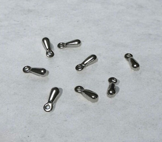 Airssory 10 Pezzi 304 Ciondolo In Acciaio Inox Pizzica Bail - Foto 8