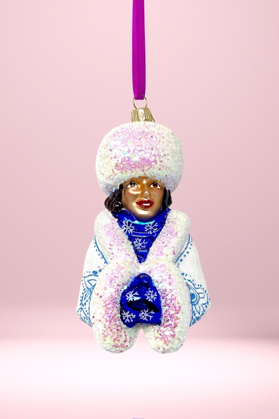 Winter Woman Glass Ornament - Powerful Women Collection - Kenzies