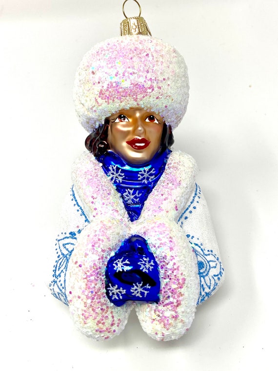 Winter Woman Glass Ornament - Powerful Women Collection - Kenzies