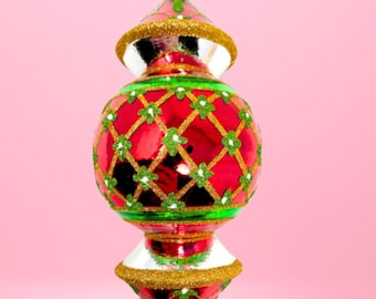 Venetian Reflector Polish Glass Ornament - Cityscape Reflections - Kenzies of London &quot;Dallas&quot;