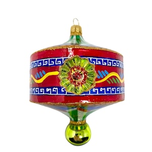 De Carretto Collectie Glazen Ornament - Handgeschilderd/Handgemaakt - Italië Collectie - Kenzies of London "Sinfonia""