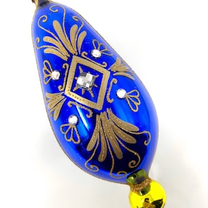 The Carretto Collection Glass Ornament - Hand Painted/Hand Made - Sprankelende edelstenen - Kenzies of London "Florentine Iridescence"