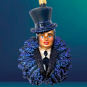 BEING RETIRED Cabaret Dancer Glass Ornament Vedette Velma - Kenzies of London