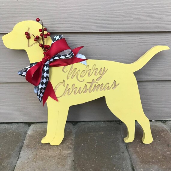 yellow lab wall art