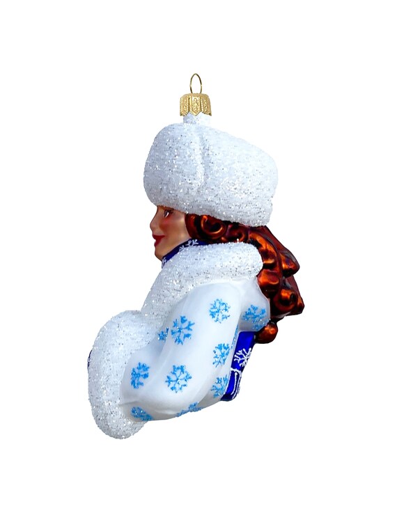 Winter Woman Glass Ornament - Powerful Women Collection - Kenzies