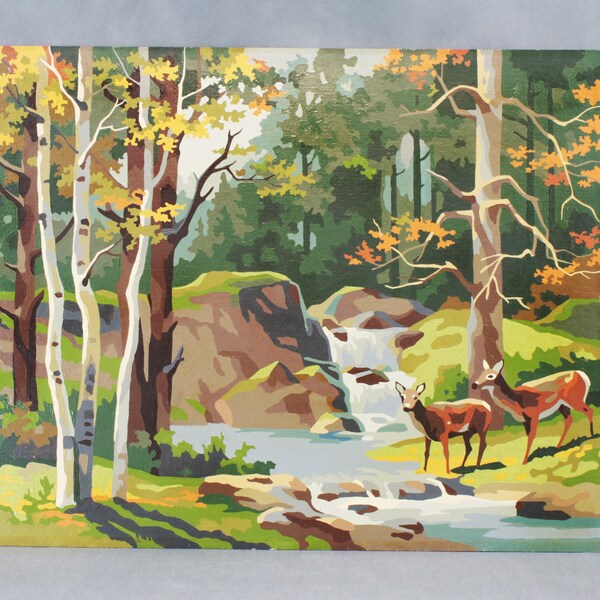 Vintage Paint by Number Etsy