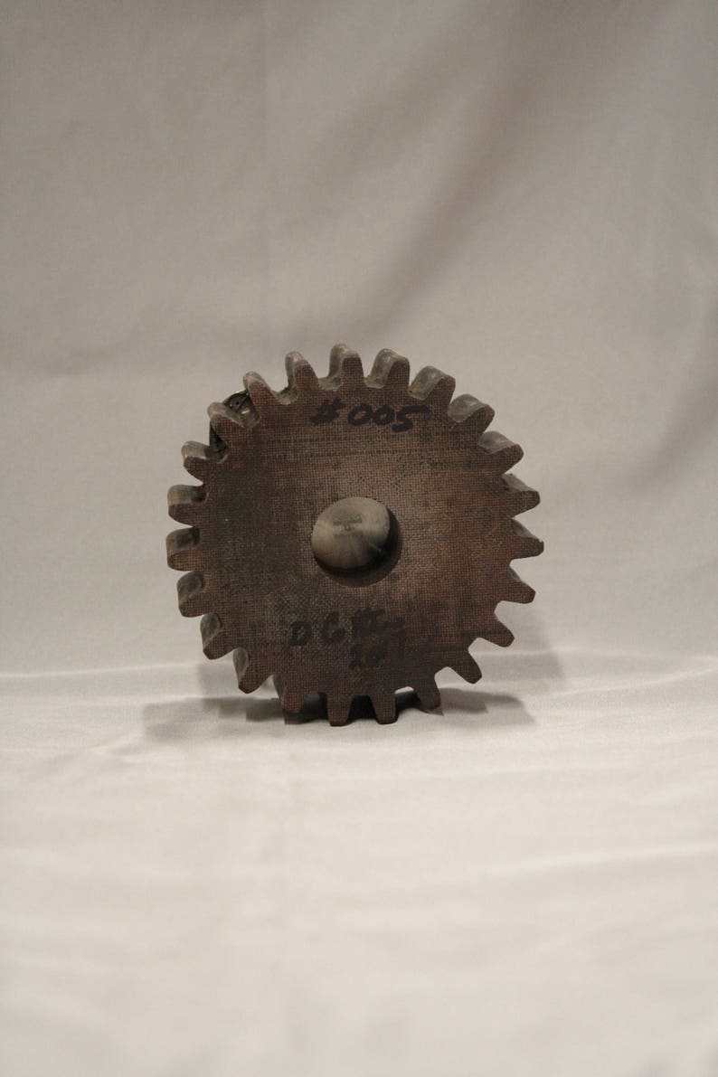 Vintage Foundry Gear Mold Clock/ Gear Clock/ Steampunk Clock/ Etsy