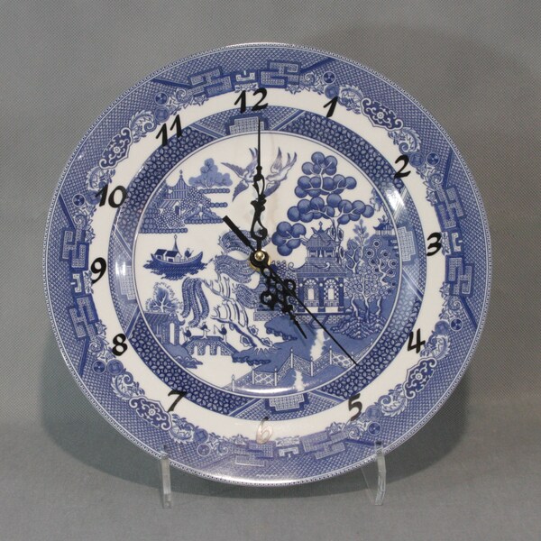 Plate Wall Clock Etsy