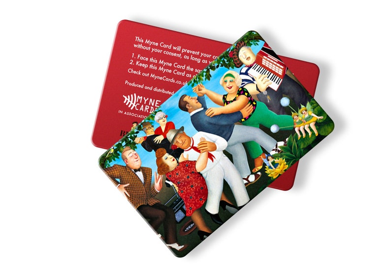 BERYL COOK Contactless Protector Card /'Myne Dancing Collage 1/' Official Myne Cards Product