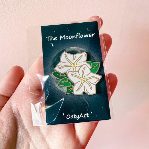 The Moonflower - Hard Enamel Pin