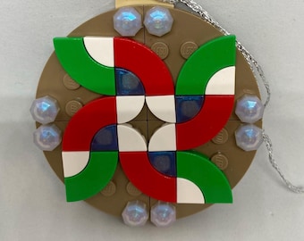 Grande boule de Noël en briques. Cadeau de Noël secret Père Noël pour chaussettes de Noël