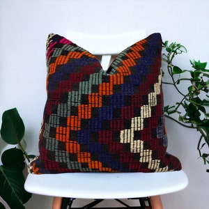 Kilim pillow cover 20x20 inches / 50x50 cm