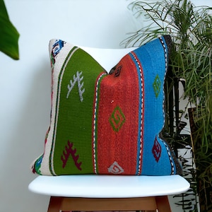 Kilim pillow cover 20x20 inches / 50x50 cm