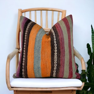 Kilim pillow cover 20x20 inches / 50x50 cm