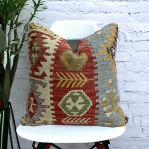 Kilim pillow cover 20x20 inches / 50x50 cm