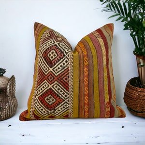 Kilim pillow cover 20x20 inches / 50x50 cm