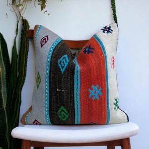 Kilim pillow cover 20x20 inches / 50x50 cm