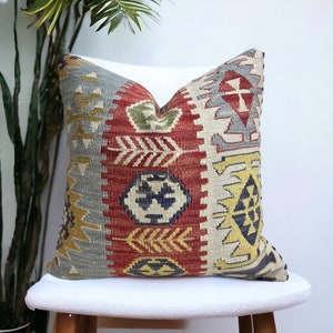 Kilim pillow cover 20x20 inches / 50x50 cm