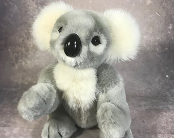 Pkg of 10 22mm x 31mm Plastic Safety Koala Bear Noses Black w Nostrils Article 05 w Metal Washer Size 2 Teddy Bear Stuffed Animal Plush Toy