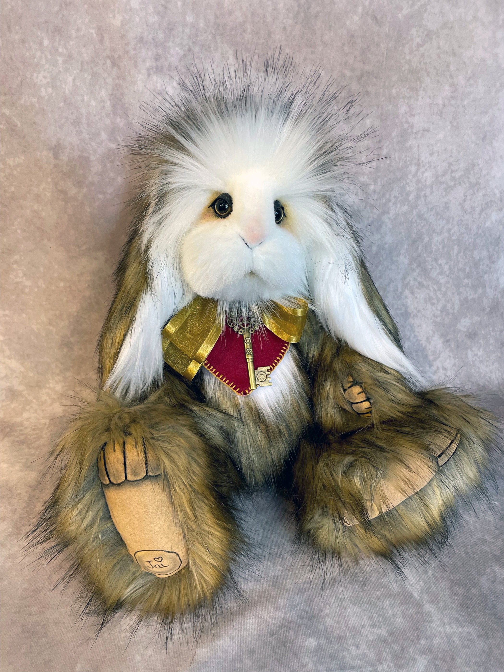 Turtle Rabbit Teddy Teddy Teddy Bunny, Handmade Rabbit,rabbit Teddy, OOAK Rabbit, Plushie Bunny ...