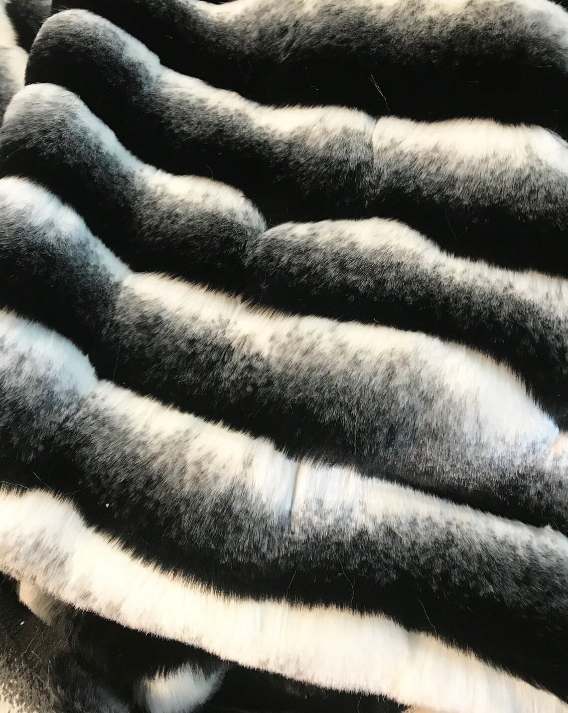 Faux fur striped fur fun fur animal fur animal faux fur Etsy