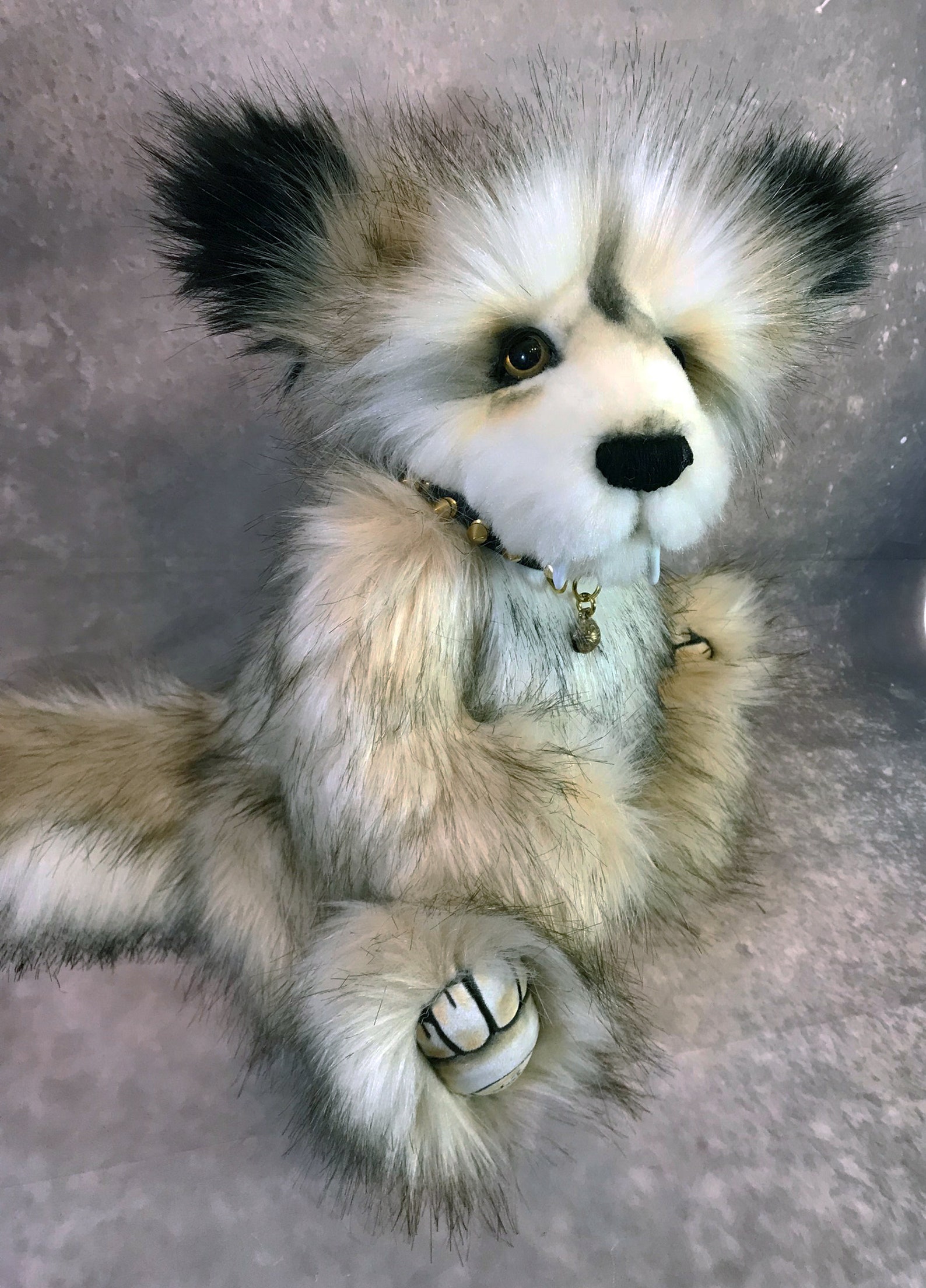 Wolf wolf teddy bear Teddy bear teddy realistic wolf | Etsy