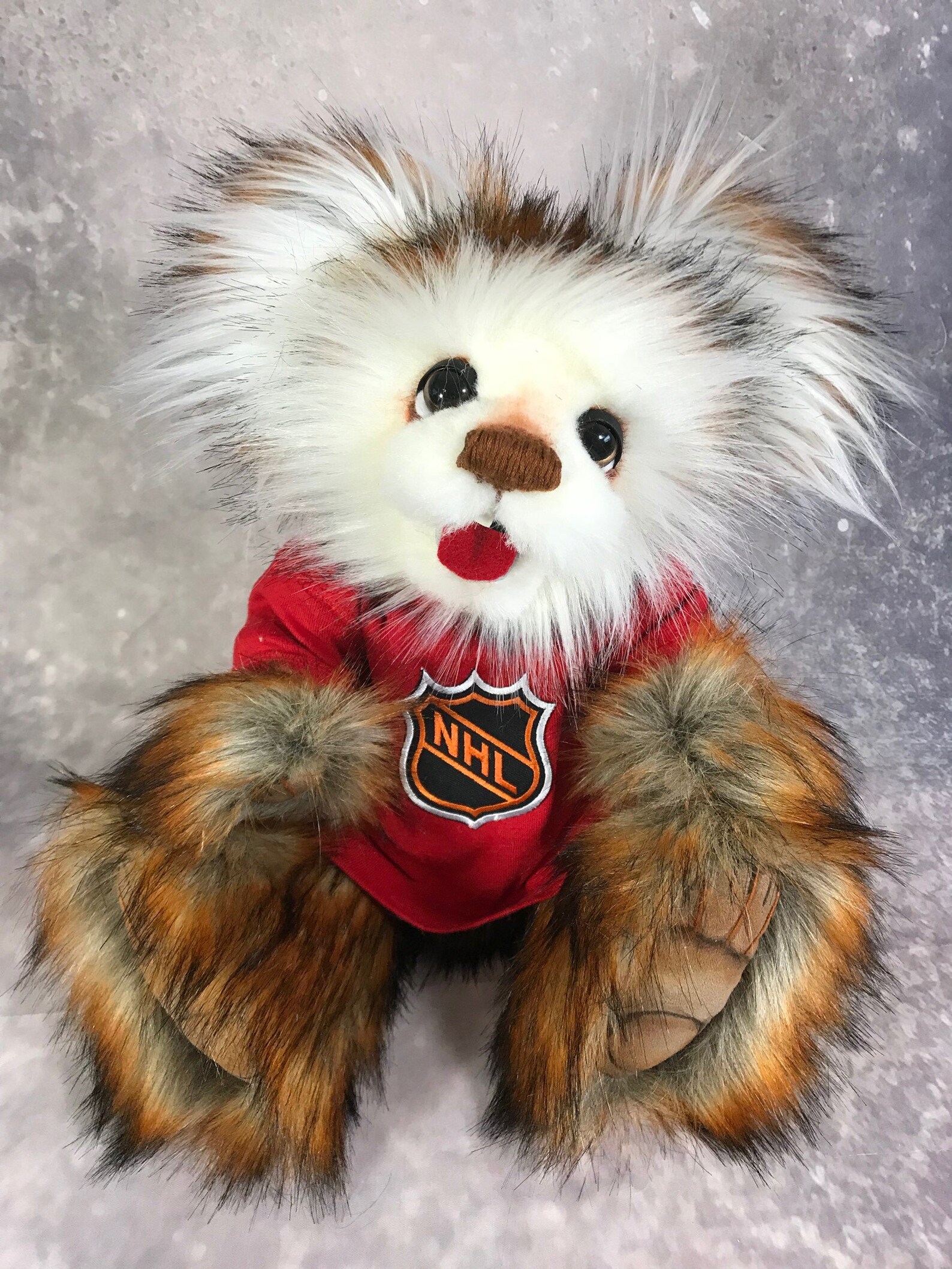 Sports bear Teddy Bear hockey plush teddy stuffed teddy Etsy