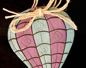 Handmade Hot Air Balloon Ornaments