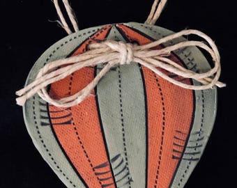 Handmade Hot Air Balloon Ornaments
